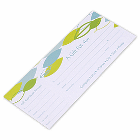 Click on Leaf Stream Gift Certificates to see product details