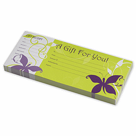 Click on Vines & Butterflies Gift Certificates w/ Envelopes to see product details