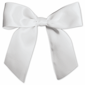 Click on White Pre-Tied Satin Bows to see product details