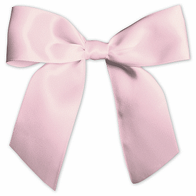 Click on Pink Pre-Tied Satin Bows to see product details