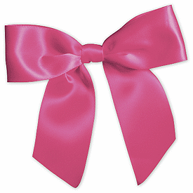 Click on Hot Pink Pre-Tied Satin Bows to see product details