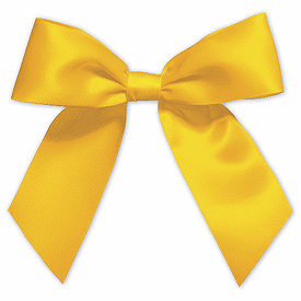 Click on Gold Pre-Tied Satin Bows to see product details