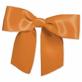 Click on Orange Pre-Tied Satin Bows to see product details