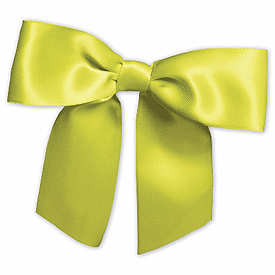 Click on Lime Pre-Tied Satin Bows to see product details