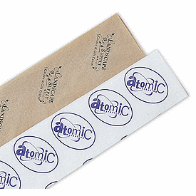 Click on Kraft or White Custom Printed Tissue Paper to see product details