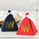 Click on Personalized Pyramid Favor Box to see product details