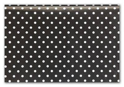 Click on White Dots on Black Tissue Paper to see product details
