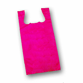 Click on Cerise Unprinted T-Shirt Bags to see product details