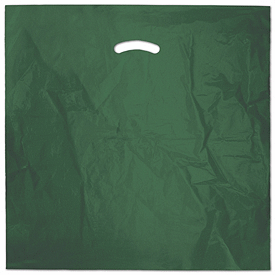 Click on Dark Green Die-Cut Handle Bag to see product details