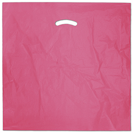 Click on Hot Pink Die-Cut Handle Bag to see product details