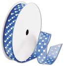 Click on Sheer Royal Ribbon with White Dots to see product details